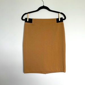 Grace Elements Tan Pencil Skirt